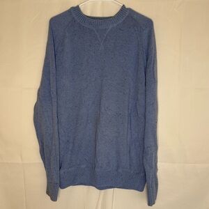 Mossimo Supply Co. Men's Heathered Blue Crewneck Sweater